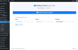 Page screenshot: SM Student → ID Cards