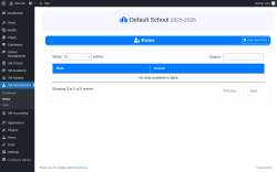 Page screenshot: SM Administrator → Roles