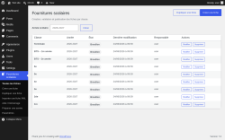 Page screenshot: Fournitures scolaires