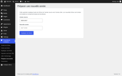Page screenshot: Fournitures scolaires &rarr; Pr&eacute;parer une ann&eacute;e