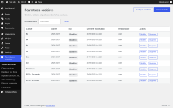 Page screenshot: Fournitures scolaires