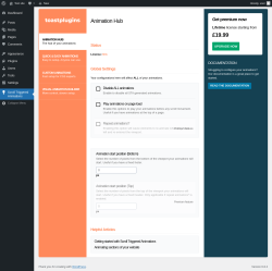 Page screenshot: Scroll Triggered Animations