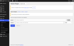 Page screenshot: Tools &rarr; Search Regex