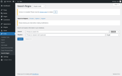 Page screenshot: Tools &rarr; Search Regex