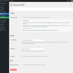 Page screenshot: SearchWP
