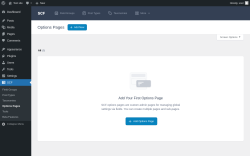 Page screenshot: SCF &rarr; Options Pages