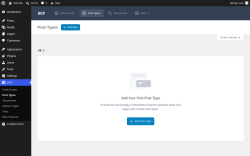 Page screenshot: SCF &rarr; Post Types