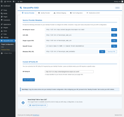 Page screenshot: SecurePie SSO