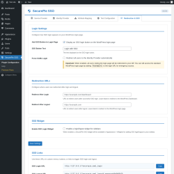 Page screenshot: SecurePie SSO &rarr; 
			
			Redirection & SSO		