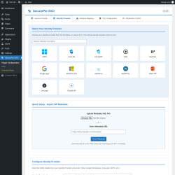 Page screenshot: SecurePie SSO &rarr; 
			
			Identity Provider		