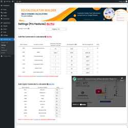 Page screenshot: Sell BTC Lite → Settings