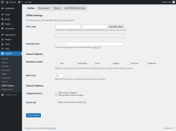 Page screenshot: Settings → SEMA Setting