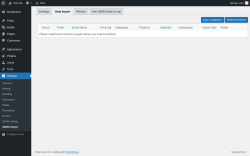 Page screenshot: Settings → SEMA Import