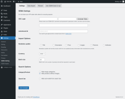 Page screenshot: Settings → SEMA Setting