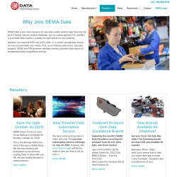 Page screenshot: Settings → SEMA Import → Join SEMA Data Co-op