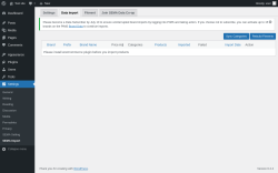 Page screenshot: Settings → SEMA Import