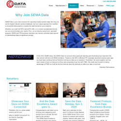 Page screenshot: Settings → SEMA Setting → Join SEMA Data Co-op