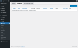 Page screenshot: Settings → SEMA Import