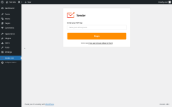 Page screenshot: Sender.net