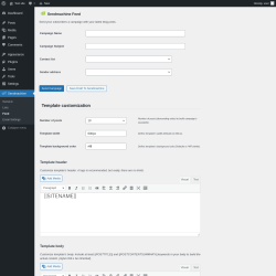 Page screenshot: Sendmachine &rarr; Feed