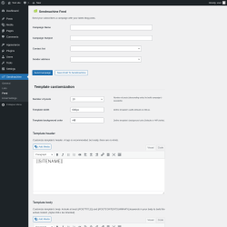 Page screenshot: Sendmachine &rarr; Feed