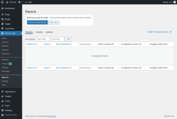 Page screenshot: Sensei LMS → Reports
