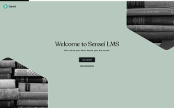 Page screenshot: Sensei LMS - Setup Wizard ‹ Test site — WordPress