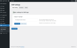 Page screenshot: SEO PACK &rarr; OGP settings
