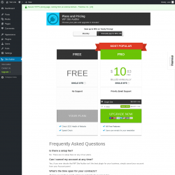 Page screenshot: Site Auditor → Upgrade  ➤