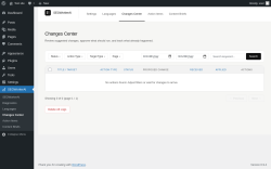 Page screenshot: SEOWorkerAI &rarr; Changes Center