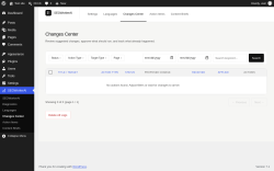 Page screenshot: SEOWorkerAI &rarr; Changes Center