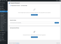 Page screenshot: SEOBot AI &rarr; Keywords