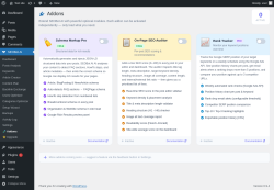 Page screenshot: SEOBot AI &rarr; 🧩 Addons