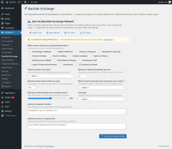 Page screenshot: SEOBot AI &rarr; Backlink Exchange