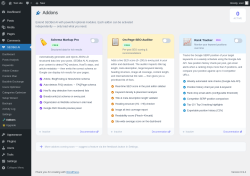 Page screenshot: SEOBot AI &rarr; 🧩 Addons