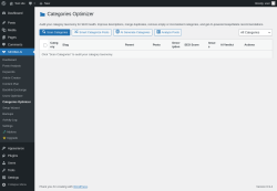 Page screenshot: SEOBot AI &rarr; Categories Optimizer