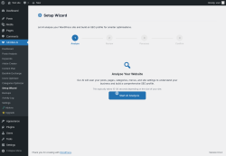 Page screenshot: SEOBot AI &rarr; Setup Wizard