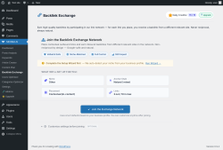 Page screenshot: SEOBot AI &rarr; Backlink Exchange