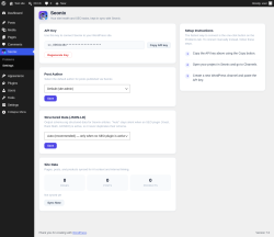 Page screenshot: Seonix &rarr; Settings