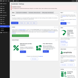 Page screenshot: Accelerator &rarr; Settings