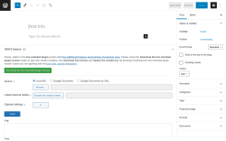 Page screenshot: Add New Post &lsaquo; Test site &mdash; WordPress