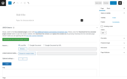 Page screenshot: Add New Page &lsaquo; Test site &mdash; WordPress