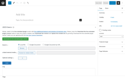 Page screenshot: Add New Page &lsaquo; Test site &mdash; WordPress