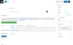 Page screenshot: Add New Page &lsaquo; Test site &mdash; WordPress
