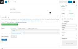Page screenshot: Add New Post &lsaquo; Test site &mdash; WordPress
