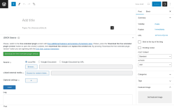 Page screenshot: Add New Post &lsaquo; Test site &mdash; WordPress