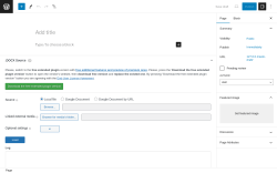 Page screenshot: Add New Page &lsaquo; Test site &mdash; WordPress