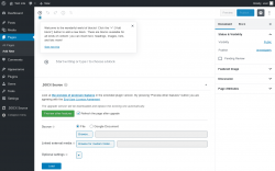 Page screenshot: Add New Page &lsaquo; Test site &mdash; WordPress