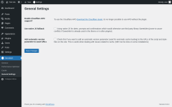 Page screenshot: Servebolt → General Settings