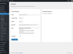 Page screenshot: ServicePress &rarr; Transport